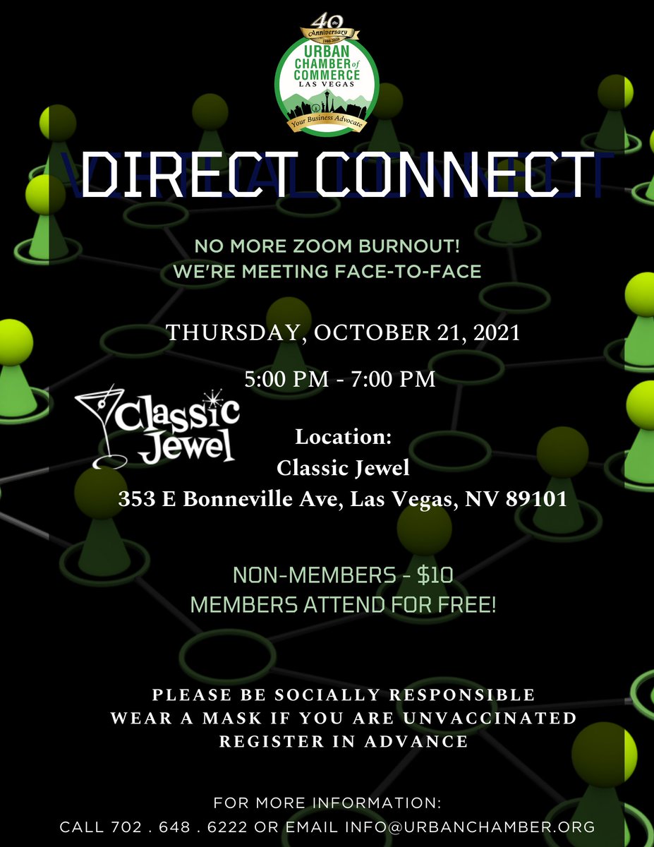Come network with us at <a href="/ClassicJewelLV/">Classic Jewel LV</a> October 21 at 5PM (pst). 🥂 #SaveTheDate