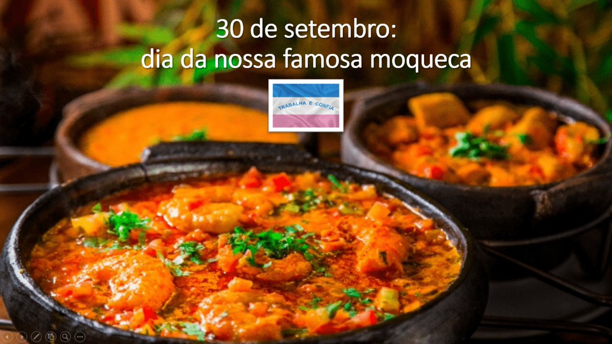 PabloSilvaLira's tweet photo. 30 de setembro: dia da nossa famosa moqueca
#madeines #somoscapixabas https://t.co/Zvs91UDoDX
