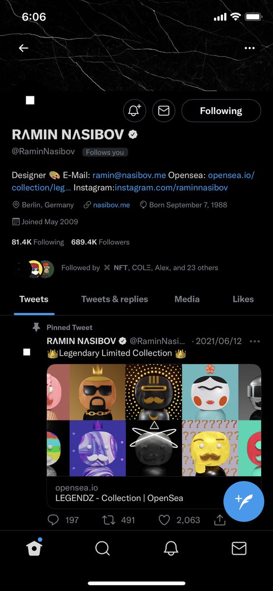 amato35453032's tweet photo. @RaminNasibov 
Thank you for following 😭 https://t.co/cuA2DMBdDo