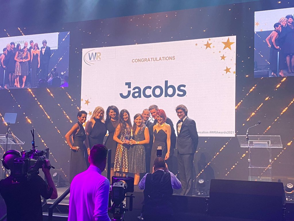 wr_awards's tweet photo. The @WomeninRail Team are delighted to announce the winners of the Women in Rail Awards 2021.

Congratulations to Jacobs, winner of the Top Employer Award.  

Sponsored by @KeolisAmeyDLR

#WRAwards2021 
@wr_awards https://t.co/FqyrZpCidf