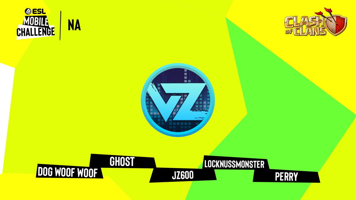 ESLClashofClans's tweet photo. Winner of Ladder 1 and the first to qualify for Challenge, here is the roster for @xVolumeZero! 😎

Welcome to #ESLMobile Challenge! 👋

@OrphanSloth | @GhstCoC | JZ600 | @locknuss | Perry

@CoCEsports #ClashEsports https://t.co/ruoab5VPfu
