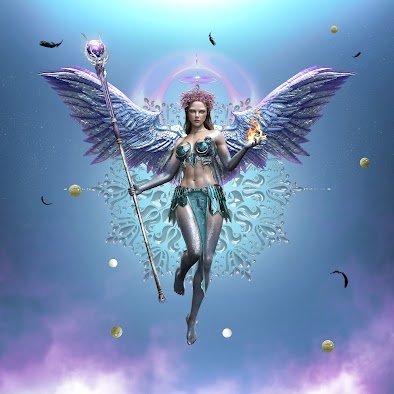 RealmissNFT's tweet photo. In a heavy NFTs collectors mood today👀

I allready had 4 and now minted another 5 @angelsofaether 

Why? Because its amazing art made by @Amaliacht and she is an angel herself 👼💜

Btw I got a small luck with 1 reveal🤭💜 https://t.co/v64TpyhYC0
