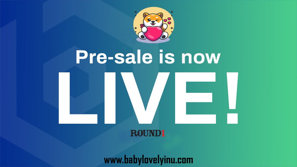 Baby_Lovely_Inu's tweet image. ❇️ Pre-Sale Round-1 is now Live ❇️

⏲Start: 01-10-2021

⏲Ends: 10-10-2021

💰Token Price: 0.00000001$

💰Listing Price: 0.0000001$

💰Minimum Buy: 0.05BNB

💎Referral commission 1%

👉 Join Prie-Sale

💎 Don't miss this opportunity

🌍 babylovelyinu.com