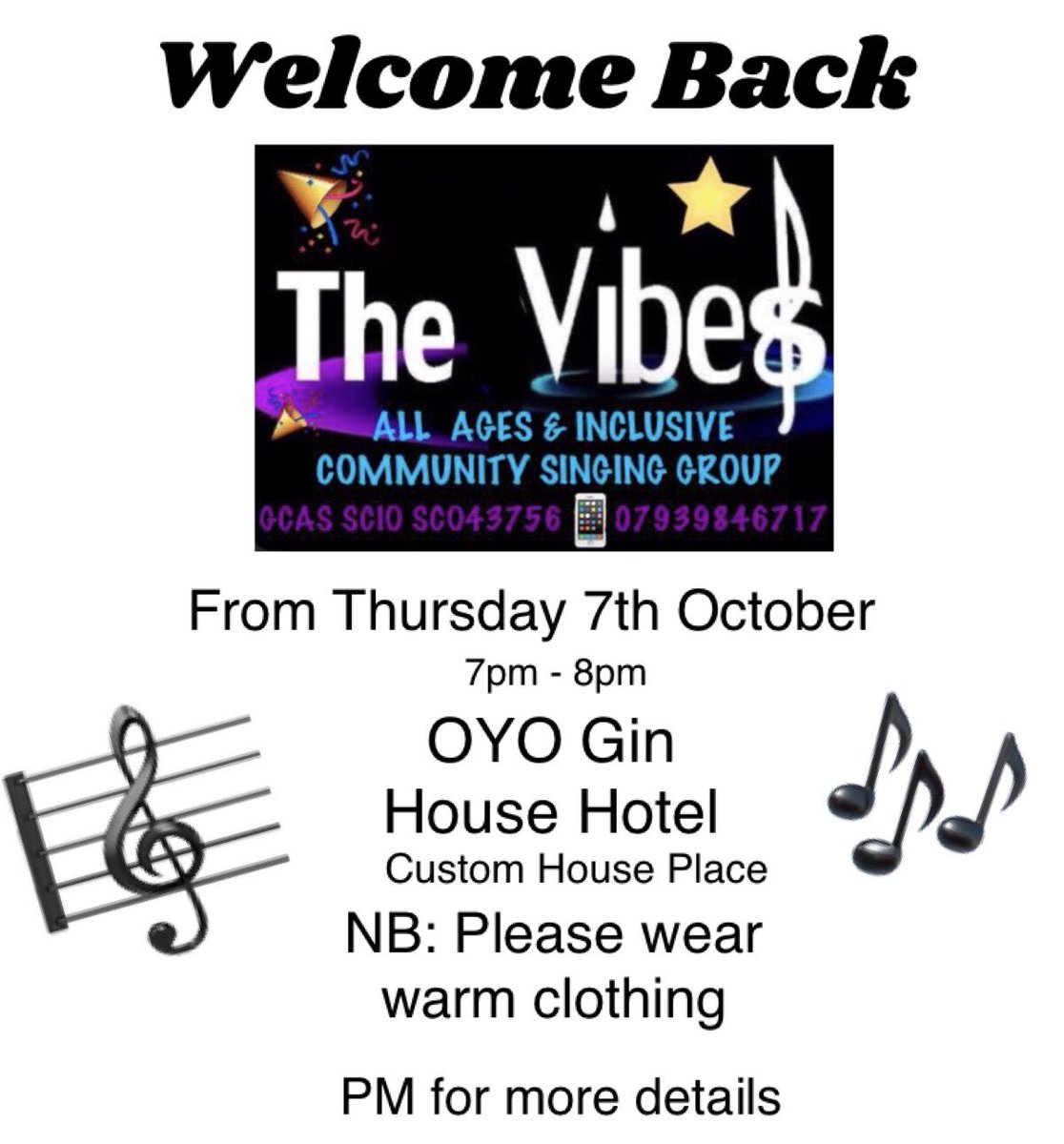 vibes_com_sing's tweet photo. One week today. Delighted to announce the Vibes CS will be resuming.... https://t.co/W1eM9G8XD5