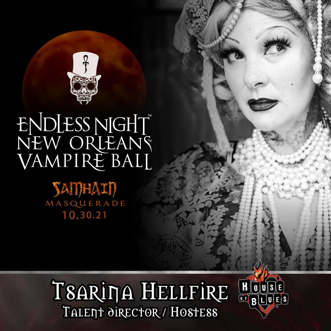 FatherSeb's tweet photo. Join us for the Endless Night - New Orleans Vampire Ball SAMHAIN will be on Halloween Eve October 30th 2021 at the House of Blues New Orleans. https://t.co/CuVAnf0aiK
.
#neworleansvampireball #endlessnightvb #vampireball #fathersebastiaan #houseofblues https://t.co/pUQL18ws7z