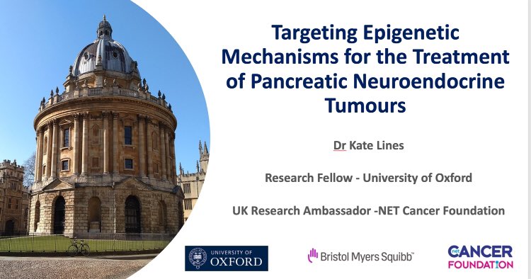 Fantastic talk by Dr. Kate Lines <a href="/klines500/">Dr Kate Lines</a>!! #epigenetics #NET #MEN1 <a href="/simonrobinson50/">Simon Robinson</a> <a href="/netcancerfound/">NET CANCER FOUNDATION</a> <a href="/rachaelguenter/">Rachael Guenter</a> @AmendInfo <a href="/AMENDInfoUSA/">AMEND Info USA</a> <a href="/JasmineKharod/">jasmine kharod</a> <a href="/GuillaumePegna/">Guillaume Pegna</a> <a href="/jmetzcar/">John Metzcar</a> <a href="/PoHienEar/">Po Hien Ear, PhD</a> <a href="/NANETS1/">NANETS</a> <a href="/UniofOxford/">University of Oxford</a> <a href="/UKINETS/">UKINETS</a> <a href="/CR_UK/">Cancer Research UK</a> <a href="/ESEndocrinology/">European Society of Endocrinology (ESE)</a> <a href="/TheEndoSociety/">Endocrine Society</a>