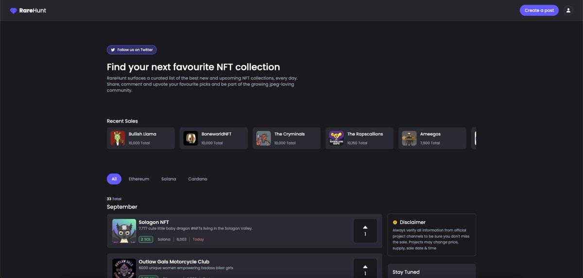 RareHunt's tweet image. Just added the ability to see current &amp;amp; past sales
