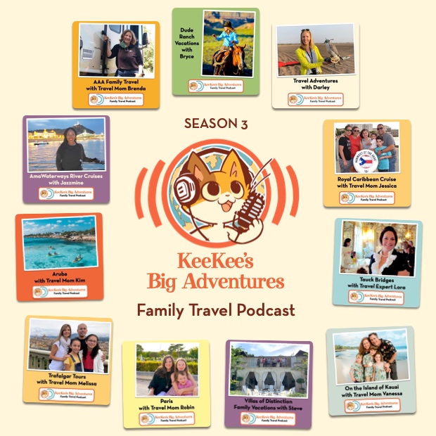KeeKeeAdventure's tweet photo. It's #PodcastDay! 🎧 Have you listened to KeeKee's Big Adventures Family Travel Podcast? ✈️
 
🌍 Full of ideas &amp; tips for YOUR next adventure! 
🎧  Available on our site or your favorite provider.
🛬 New Season lands next week.😻

#internationalpodcastday #podcast #travelpodcast https://t.co/lbsU8w1Rkz