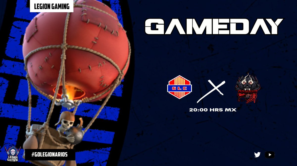 Legion Gaming🗡🕹(desde🏠) (@legionarios_gg) on Twitter photo #CR | #MatchDay
Volvemos un día más en busca de esos 3 puntos que nos ayuden a subir en la tabla de posiciones!🎙🎆
🏆 <a href="/Grand_CupGG/">🔴Grand Legions Cup</a>
🆚️ <a href="/OdiseusEsports/">Odiseus Esports 🐺</a>
🕛20:00🇲🇽
#GoLG #CR | #MatchDay
Volvemos un día más en busca de esos 3 puntos que nos ayuden a subir en la tabla de posiciones!🎙🎆
🏆 <a href="/Grand_CupGG/">🔴Grand Legions Cup</a>
🆚️ <a href="/OdiseusEsports/">Odiseus Esports 🐺</a>
🕛20:00🇲🇽
#GoLG