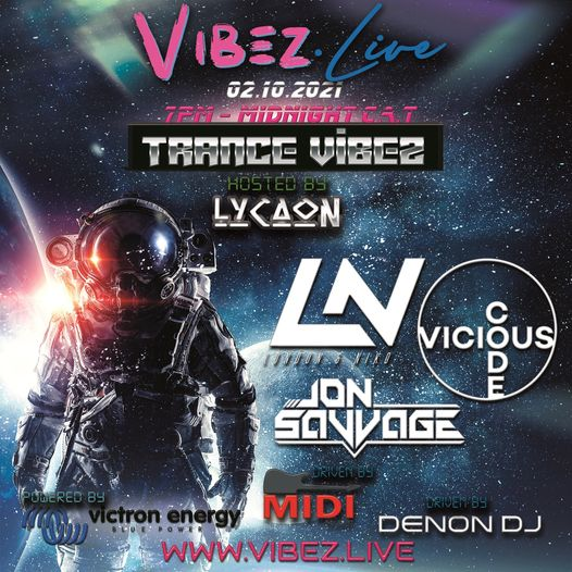 Catch me Live in studio on vibez.live this Saturday at 7pm CAT &amp; CET and 6pm GMT with an amazing Uplifting Trance set