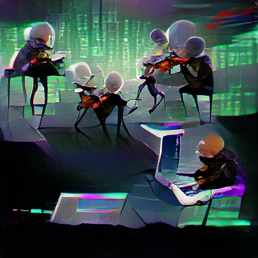 lambda_sonic's tweet image. In October we have some #livecoding #algorithmic #AI #acoustic collaboration coming up. Together with Andrew Claes we present #Botbop. We will be performing at @SonarFestival aimusicfestival.eu were a live string quartet will be the AI interpreter #wearenotrobots #weplayAI