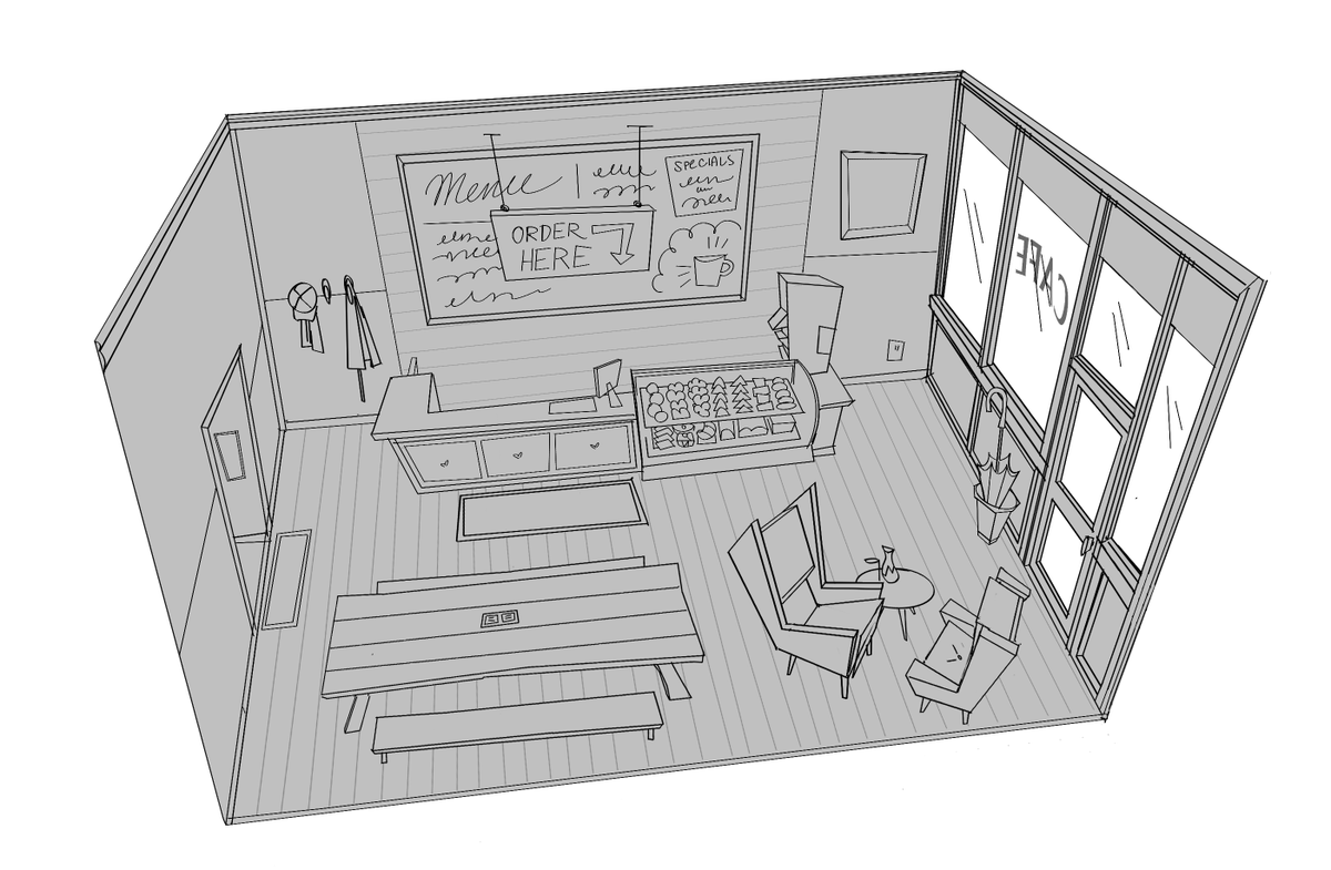 Quick layout I did for class just to find out my professor didn't even WANT a layout 