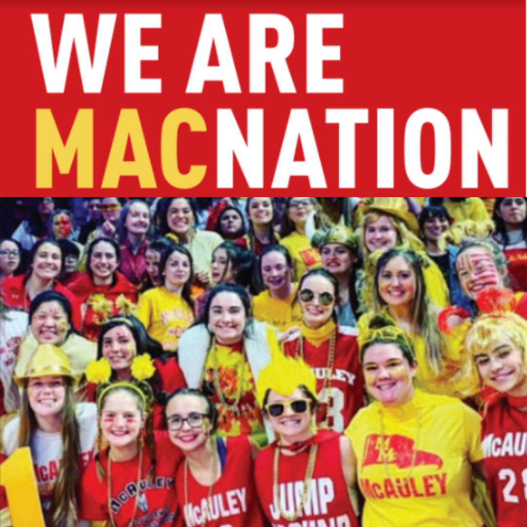McAuleyMacs's tweet photo. Hey Future Mighty Macs!

You are invited to join us at McAuley's Open House this Sunday, October 3rd from 11:00AM - 1:30PM. No registration required. First 100 students to arrive will receive a McAuley sweatshirt! We cannot wait to see you! https://t.co/GJtgwRPxFv