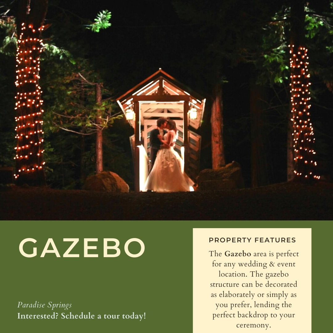 Paradise_Spring's tweet image. The Gazebo area is perfect for any wedding &amp;amp; event location. 

Schedule a tour today: paradisespringsmountain.com/gazebo.html

#ParadiseSprings #Oakhurst #Yosemite #Lodge #EventVenue #WeddingVenue #WeddingService #BusinessRetreats #RomanticGetaways