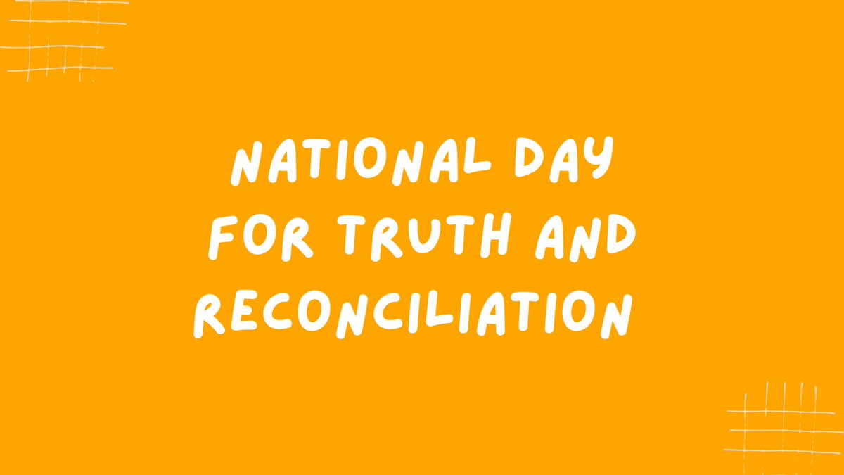 elmacademic's tweet photo. Today, we wear orange to reflect and learn. We honour survivors, their families, and their communities #NDTR #OrangeShirtDay https://t.co/f60AjrXJXS