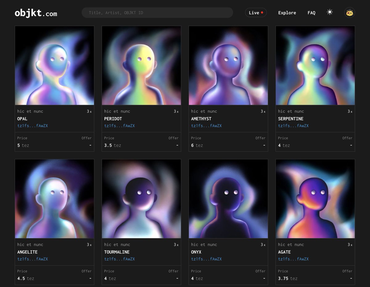 lalityeah's tweet image. HEN is back to live!!! 
AURA SERIES 🔮✨
Collect the one that suits you best!!!
objkt.com/profile/tz1fsP…

@hicetnunc2000 @onhicetnunc
#NFTs #NFTartists #nftcollectors #hicetnunc #tezosart #tezosnft