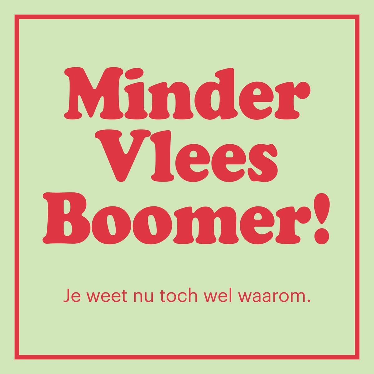 Nederlandse minister van Buitenlandse Zaken heeft gezegd dat er geen Europees geld meer mag naar vleespromotie. Ook in Nederland moeten we actief beleid hebben voor vleesvermindering! Teken de petitie: mindervlees.nu #mindervlees