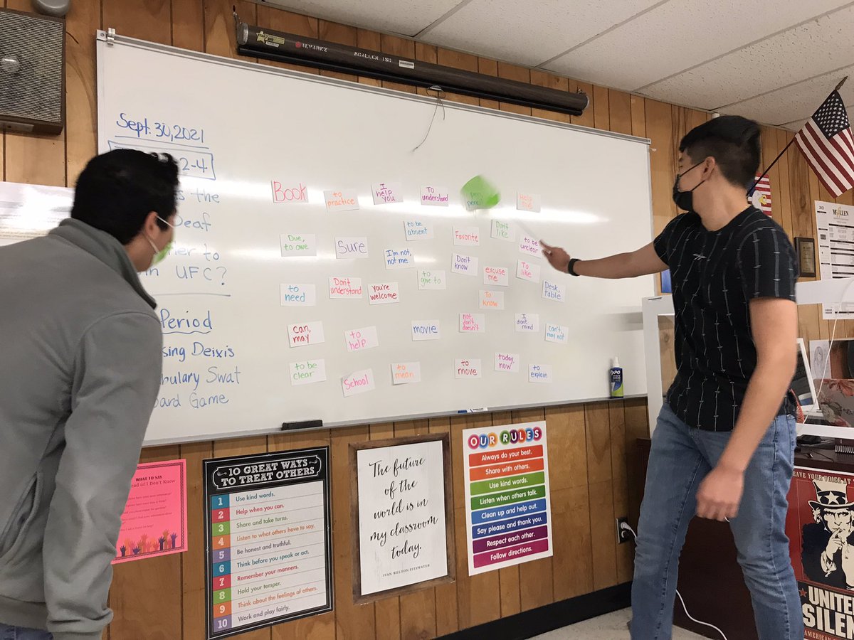 ASL Mustangs (@aslmustangs) on Twitter photo ππ ASL Mustangs having fun playing Vocabulary Board Swat Game!! π΄π€πΌπ<a href="/Pride_Mustangs/">Pedro Alvarez, Jr.</a> <a href="/ylcaldwell/">Yvonne Caldwell</a> <a href="/ramjrcastillo/">Ramiro Castillo Jr.</a> <a href="/McAllenISD/">McAllen ISD</a> <a href="/BeccaBechtold/">Rebecca O. Bechtold</a> ππ ASL Mustangs having fun playing Vocabulary Board Swat Game!! π΄π€πΌπ<a href="/Pride_Mustangs/">Pedro Alvarez, Jr.</a> <a href="/ylcaldwell/">Yvonne Caldwell</a> <a href="/ramjrcastillo/">Ramiro Castillo Jr.</a> <a href="/McAllenISD/">McAllen ISD</a> <a href="/BeccaBechtold/">Rebecca O. Bechtold</a>