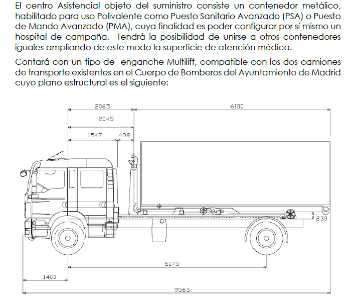 DiegoHerreraPC's tweet photo. Adjudicado a StilConversion el nuevo contenedor PSA/PMA de @SAMUR_PC, un sistema modular que contará con aislamiento acústico y térmico, climatización, iluminación interior y exterior, cámara perimetral, rotulación, instalación eléctrica, soporte para oxígeno y telecomunicaciones https://t.co/EgbULX0IlZ