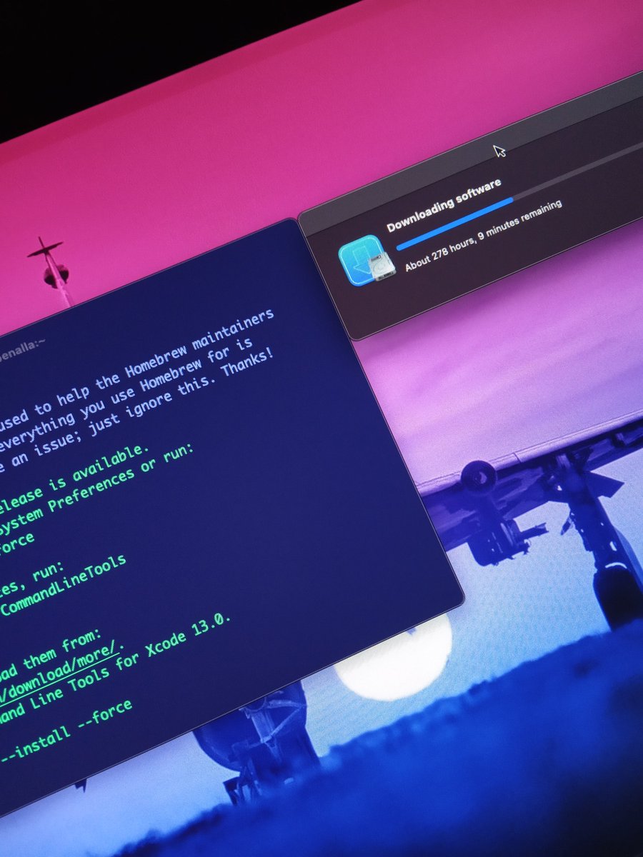 geekonyx's tweet image. Truly! 🙂

#Xcode #commandlinetools #CLT #xcode13 #macOSBigSur #MacOSMonterey #homebrew