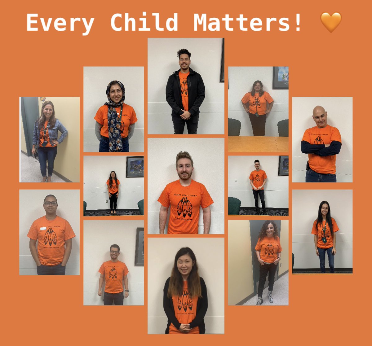 #EveryChildMatters Branch 3004 wearing our orange shirts for National Day of Truth and Reconciliation! 🧡