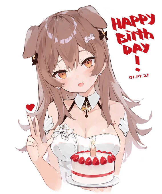 🥳❤️🥐
#戌神ころね生誕祭2021
#できたてころね 