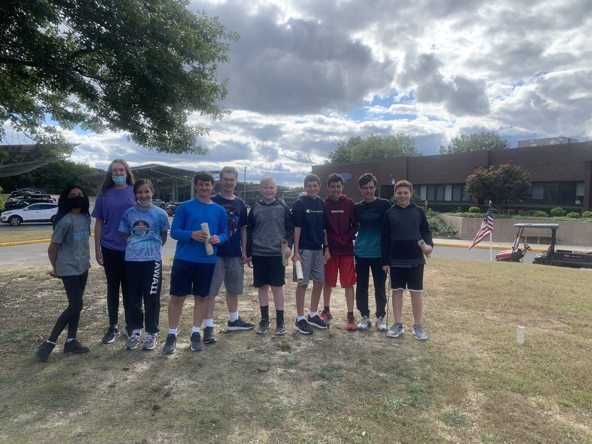 With the help of Mr. McNeil and Mrs. Donohue, the AMS NJHS is revitalizing our American Flag circle to honor our veterans. <a href="/SCSD_AMS/">Accompsett MS</a> <a href="/SmithtownCSD/">Smithtown CSD</a>