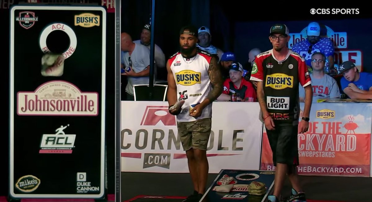 KingHitman13's tweet photo. Here's a throwback to a few months ago when Erick Davis and I killed it at the Austin Pro Shootout!! We're doubles partners that bring home the gold ๐ฅ #ThrowbackThursday #CornholePro #CornholeVideos https://t.co/hJz9keIBrz https://t.co/4maxUvHEa4