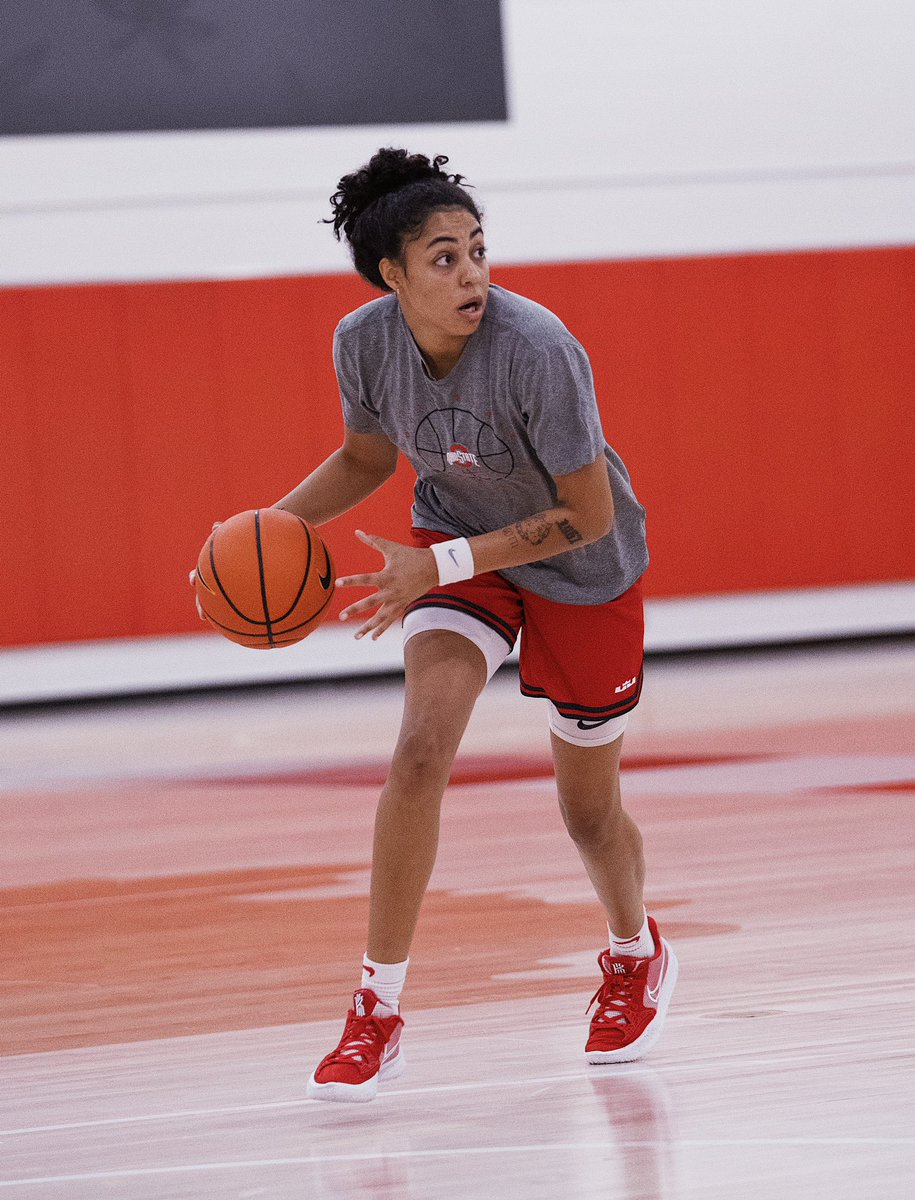 OhioStateWBB's tweet photo. Back to work‼️

#GoBucks https://t.co/AjIVnXXXzR