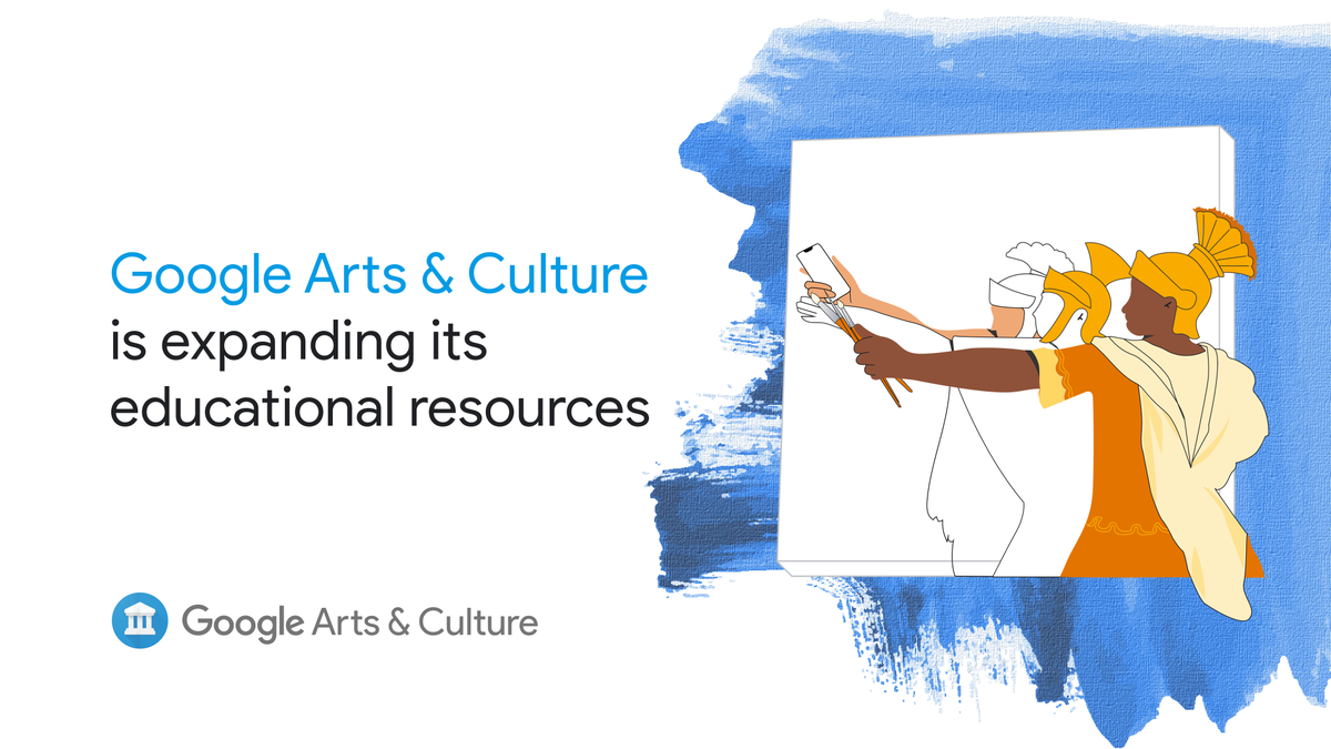 Partnering with more than 2,000 cultural institutions in more than 80 countries, <a href="/googlearts/">Google Arts&Culture</a> is an online &amp; mobile platform bringing you the world’s art, artefacts, and culture 🖼 🎭 Dive into engaging new lesson plans, virtual field trips, and more: goo.gle/3upKyky