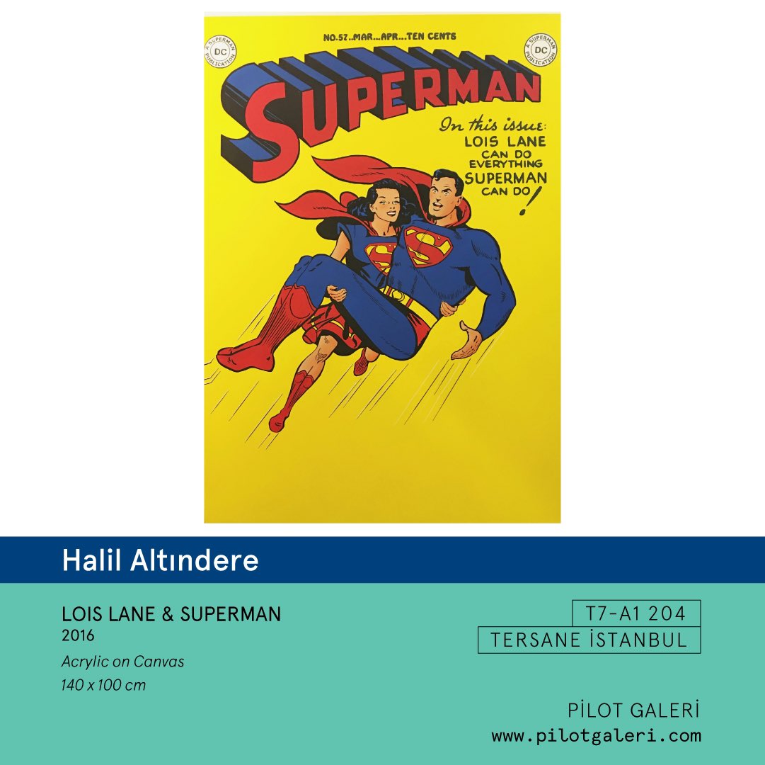 Contemporaryist's tweet photo. 16th edition of #Contemporaryistanbul welcomes #PilotGallery at #Tersaneistanbul
▪ Halil Altındere “Lois Lane & Superman"
▪ Özgür Demirci “Ammunition Book"
You can visit https://t.co/2EEP8yrH5n for the 16th edition tickets.
#ci16th #ci2021 #akbanksanat #mobilet https://t.co/IBhYWITjT1