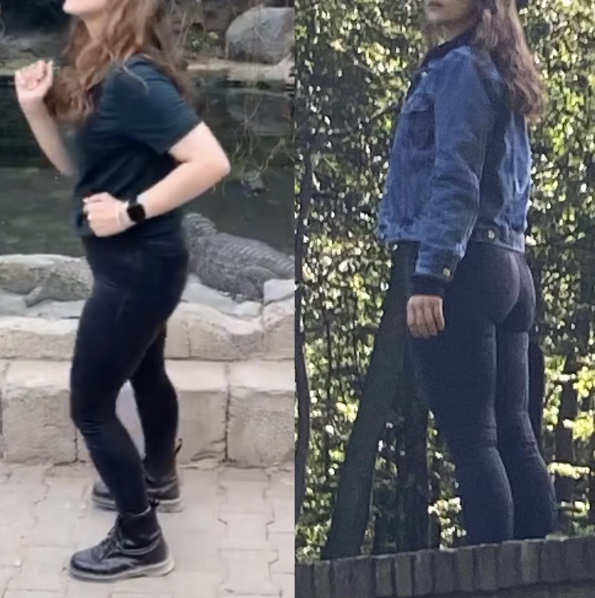 2020 vs 28 september 2021 🍑 be right back; ik ga nog even wat squats doen 🙃