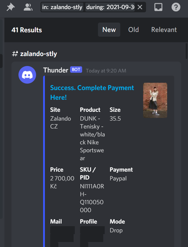 janves2002's tweet photo. @thunder_io this mf bot did it again 🔥⛈️
Huge s/o to devs @AWxSam @leonswoosh for todays zalando cookout https://t.co/ndQ505C0yQ