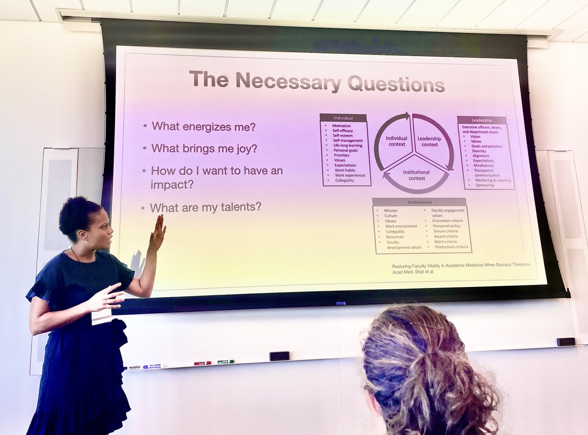 PrincyMD's tweet image. some pearls of wisdom on academic &amp;amp; faculty life yesterday. Thinking through these: "remember to show yourself some grace" and "take something from your failures and redirect." So refreshing to hear in medicine. thank you!! @KemeCarter