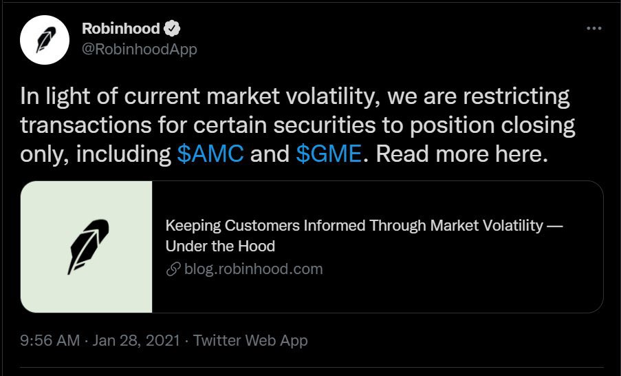 AntonioTheMexi's tweet photo. 🚨 YOU GUYS ARE LYING AGAIN 🚨

Everyone, look at the time on Robinhood’s tweet vs the time stamp on Citadel’s “chat” log.

Robinhood says 9:56AM and Citadel’s says 8:40AM EST

#CitadelLying #KenGriffinLied https://t.co/OdFW7Dfjh3