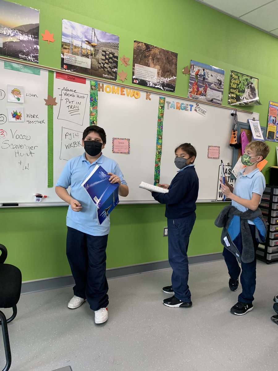 EllenFeldner's tweet photo. Focusing on academic vocabulary with a scavenger hunt! https://t.co/9WlG6eBX2Y