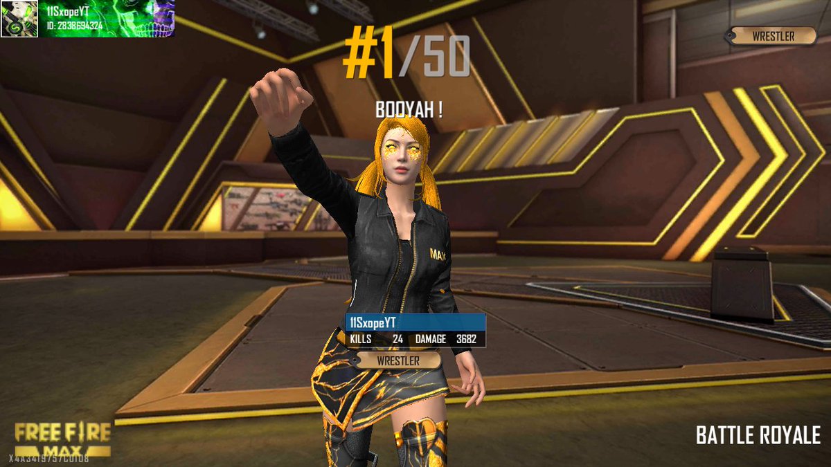 LimitOverload's tweet photo. I just got this win with the pre register skin #FreeFireMAX #FreeFire #FreeFireMAXSSA #FREEFIRESSA https://t.co/piVH3wN6WD