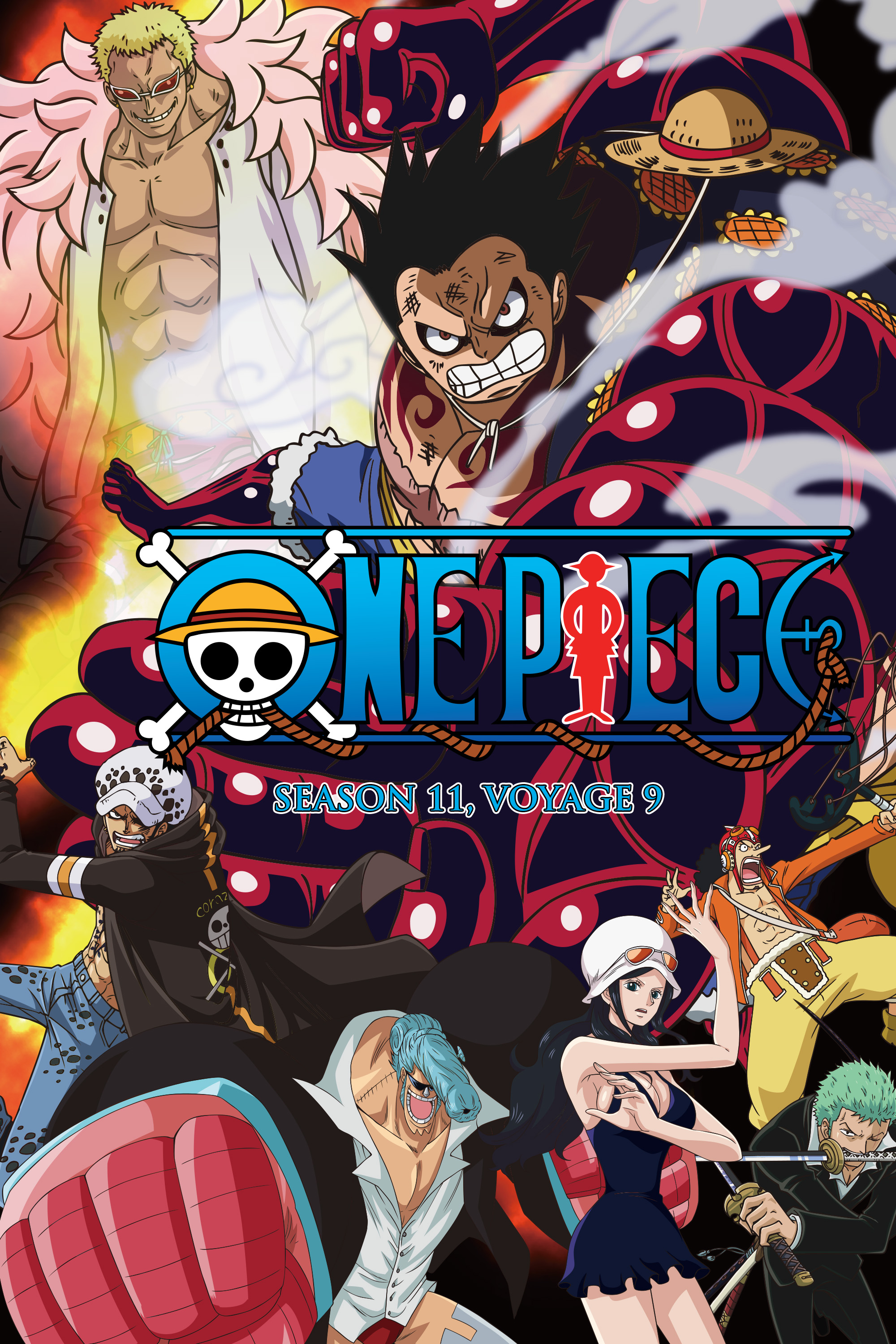Funimation Luffy S Epic Fight With Doflamingo Reaches Its Conclusion What Happens When Former Enemies Turn Into Loyal Friends One Piece Season 11 Voyage 9 English Dub Eps 733 746 Heads To