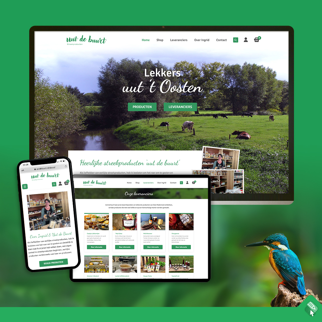 Voor Uut de Buurt uit #Losser mocht ik het design van de #webshop verzorgen: uutdebuurt.nl   Realisatie door iBrandz Media uit #Oldenzaal #streekproducten #Twente #bierpakketten #cadeaumanden #delicatessen #webshop #webdesign #grafischontwerp #WordPress #WooCommerce