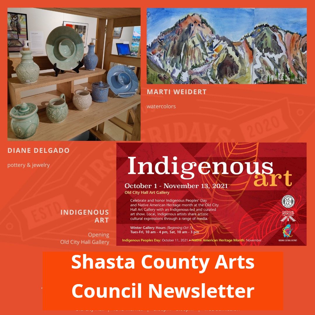 ShastaArts's tweet photo. Copy and paste this link in your browser for this week's newsletter from Shasta County Arts Council!

https://t.co/cJmr4VngrI https://t.co/0lVl5VKj8q