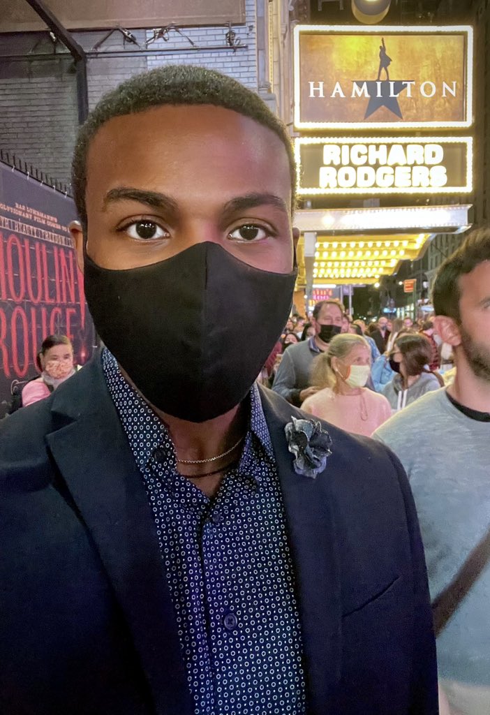 About last night… #broadwayisback #nyctheater #hamilton