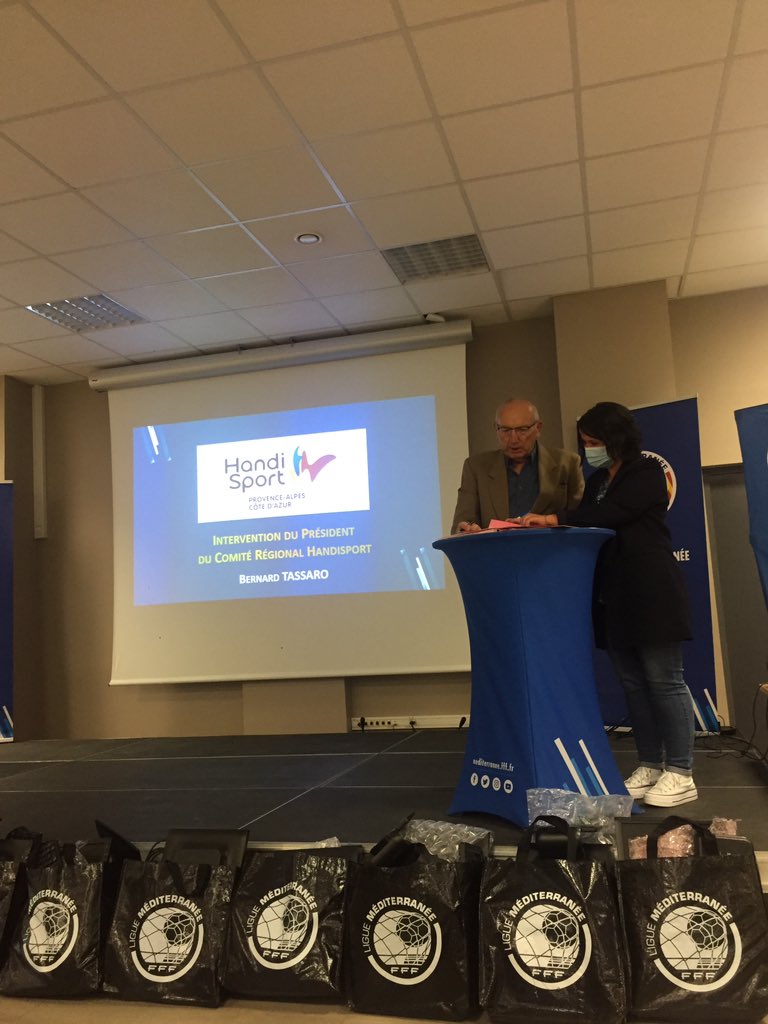 Ce soir, <a href="/handisport_paca/">CRHandisport Provence-Alpes-Côte d'Azur</a> signe une convention de partenariat avec <a href="/lmedfoot/">Ligue Méditerranée</a> en faveur de l’accès au football pour toutes et tous 🤝⚽️