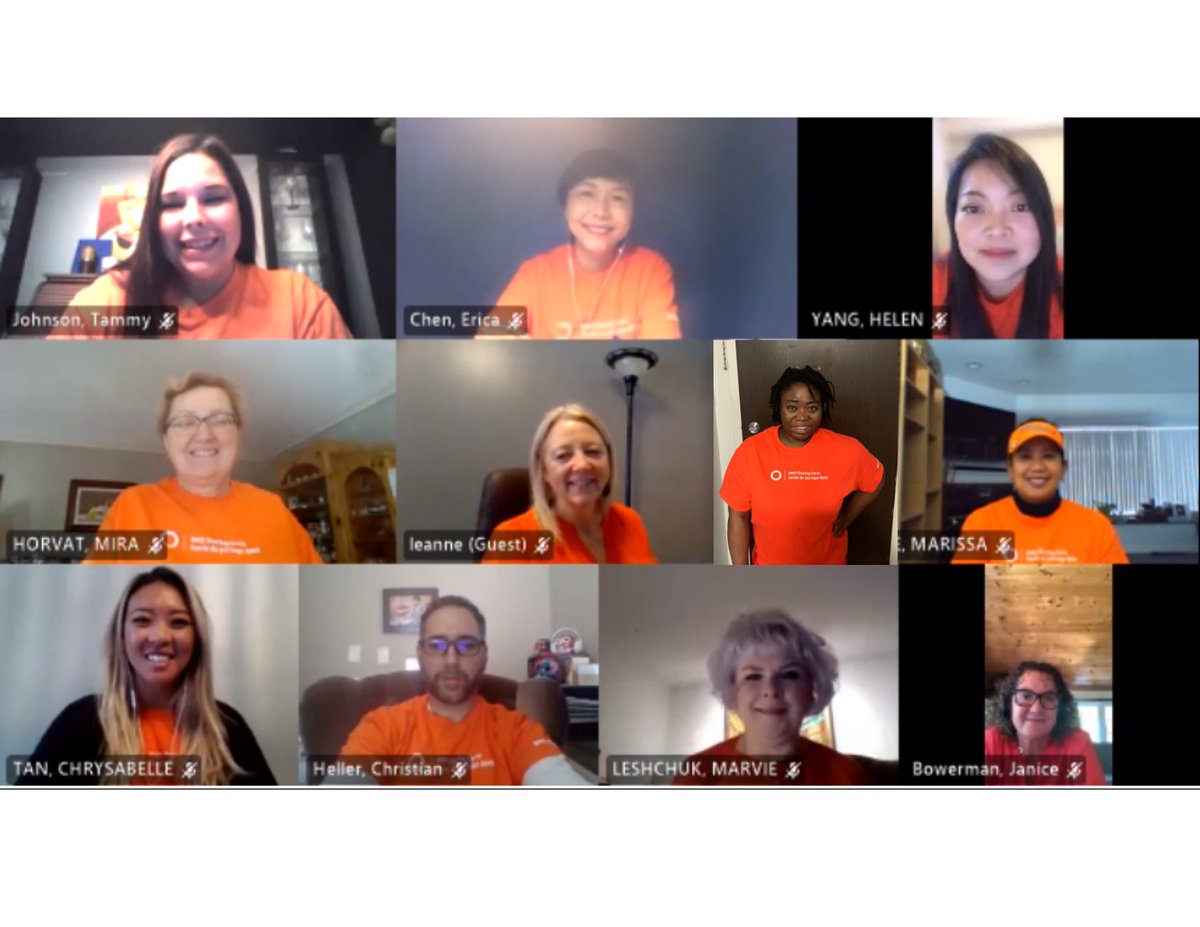 bmochrys's tweet image. Our @bmo Western Canada Business Banking TPS team showing our support for #OrangeShirtDay. Today and everyday we will continue to honour survivors and victims impacted by residential schools 🧡 #EveryChildMatters #bmocares #boldlygrowingthegood