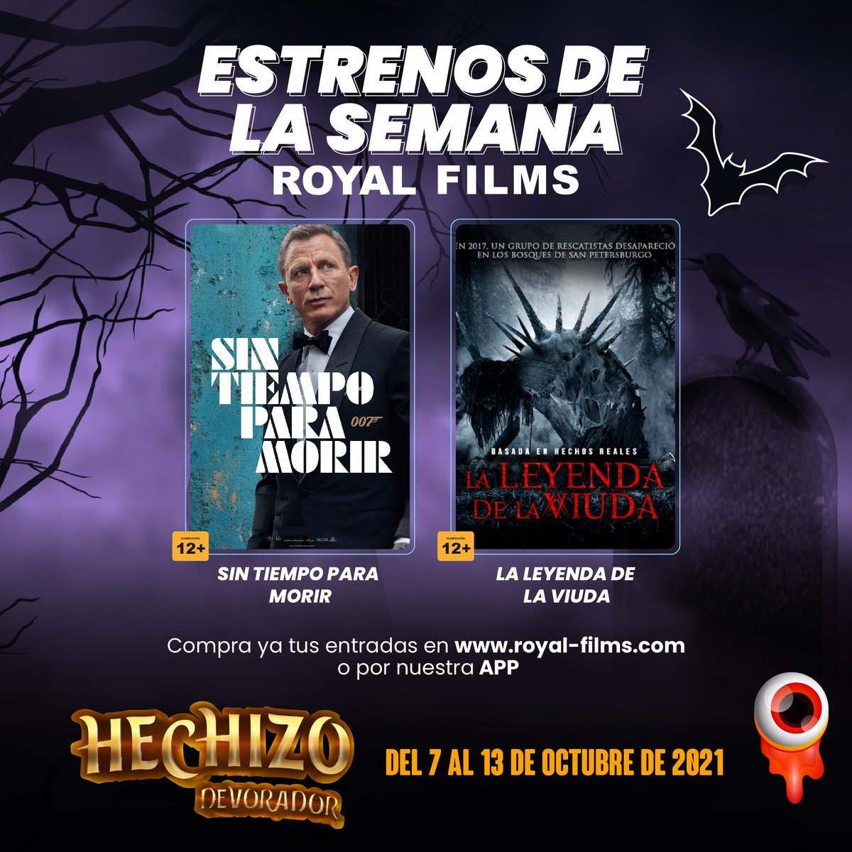 Nuestra cartelera esta esta increíble 😍😎 ¿Que película quieres ver?

¡Ya estamos abiertos! #SomosCineSeguro 🥳🥳🥳 ¡Vuelve al cine tranquilo!