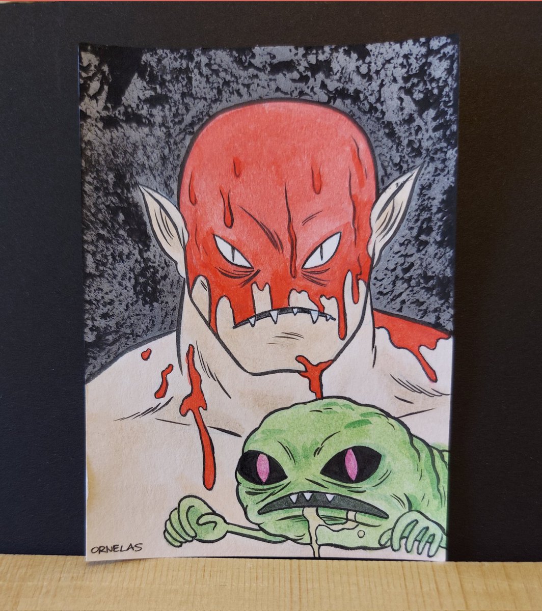 slurmo's tweet photo. Prison Pit #sketchcard
#BuyOrnelasArt
#commissionsopen #artforsale
#comicbooks #comics #comix #slurmo #bobgar #ornelas #commission #indiecomicsart #supportlocalartists #shopsmall #indiecomicsart #prisonpit #johnnyryan https://t.co/uozKW7IuNh