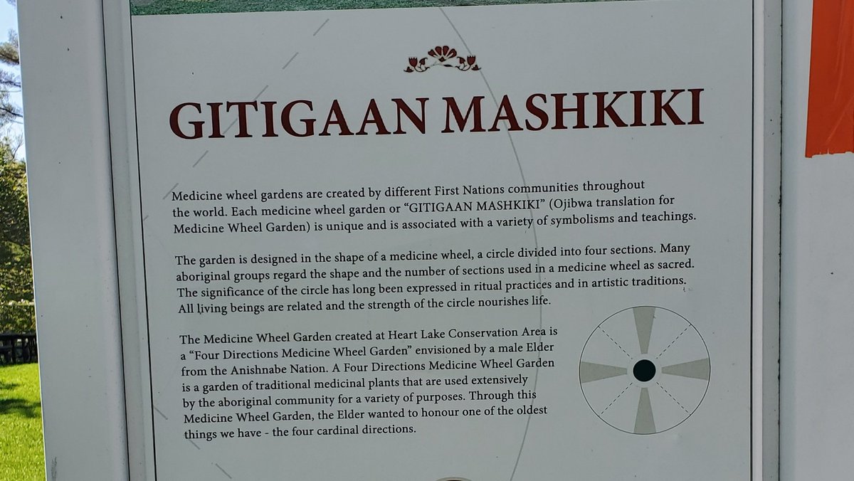 Medicine Wheel Garden (Gitigaan Mashkiki) at Heart Lake Conservation Area, a space for healing, celebration and peace. #NationalDayforTruthandReconciliation #NDTR #EveryChildMatters <a href="/TRCA_HQ/">Toronto and Region Conservation Authority</a>