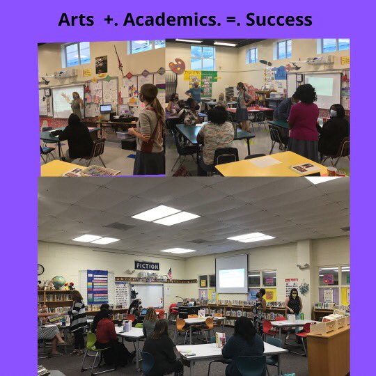 Math, Art &amp; Music? Drama, Dance &amp; Literacy? Yes! They all go hand in hand. UPCA teacher leaders paired up this week to demonstrate arts integrated mini lessons for staff. It’s a beautiful thing when the experts are just down the hall! <a href="/CharMeckSchools/">Charlotte-Mecklenburg Schools</a>
#WeAreCMS
#artseducation
