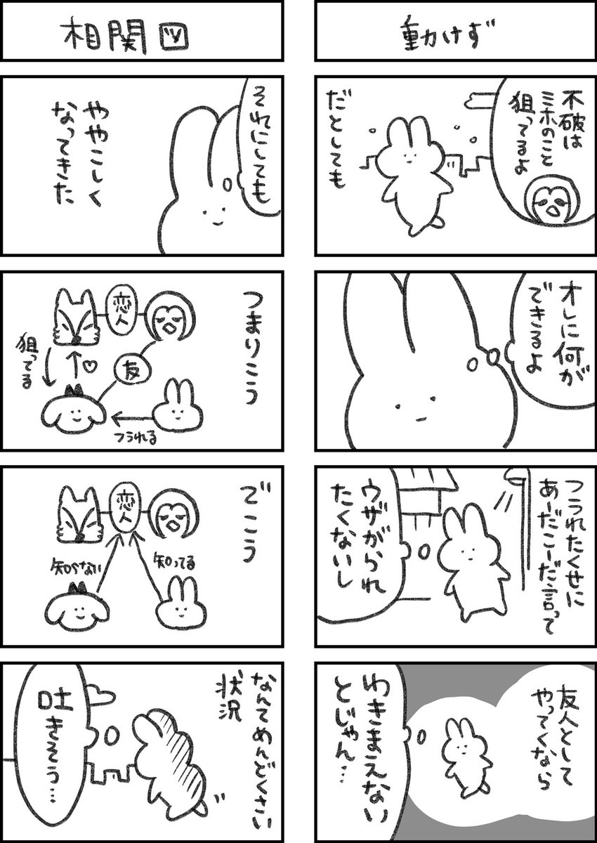 全てがめんどくさいウサギ63 