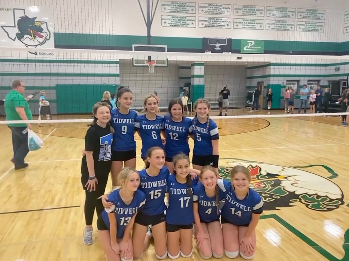 Tidwell 7th A over Dawson tonight! Great job <a href="/TMSLadyTitans/">Tidwell Lady Titans</a>