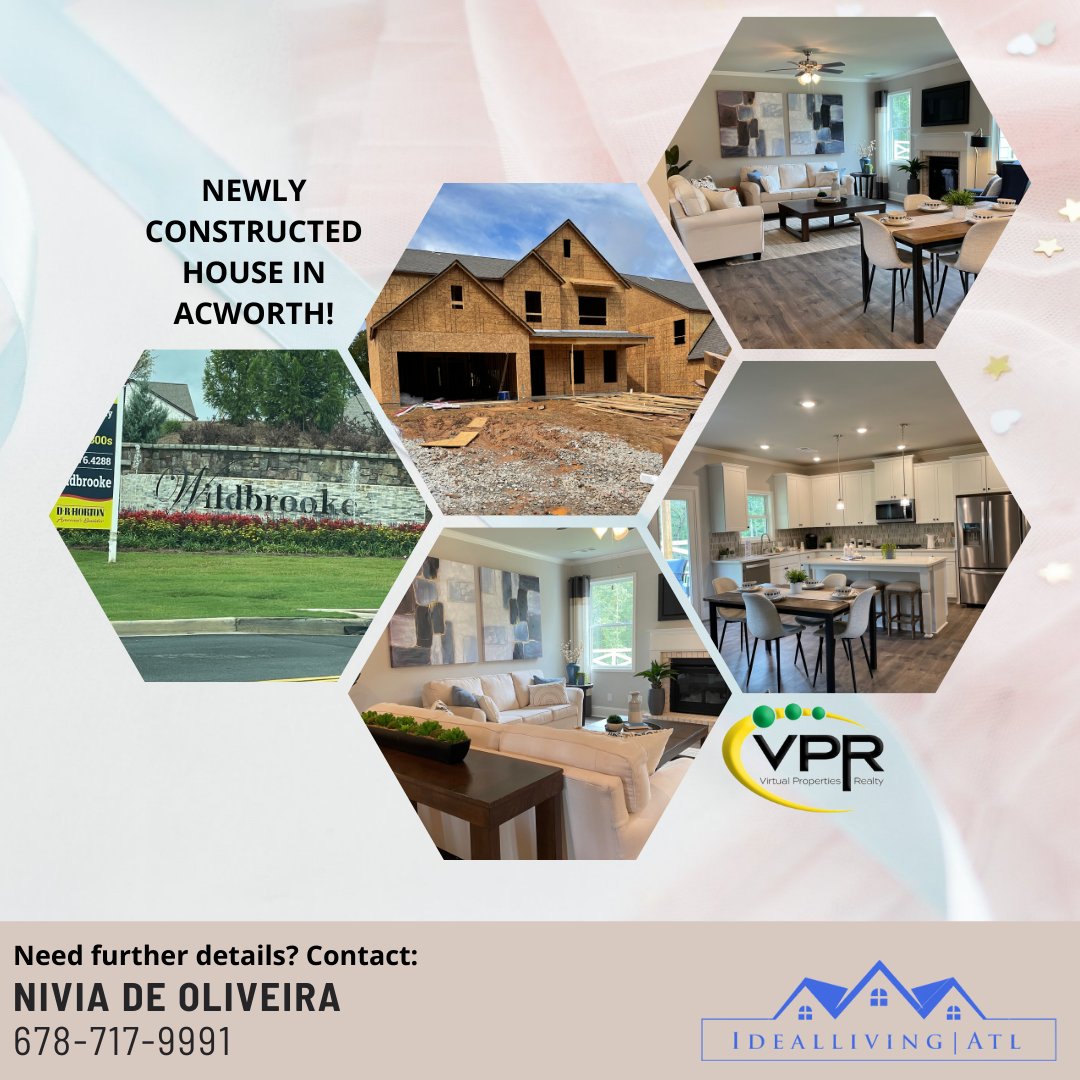 Nivia_Realtor's tweet photo. Newly constructed house in Acworth! Call me for further details: 
Nivia De Oliveira
678-717-9991
REALTOR® - Virtual Properties Realty
niviamyrealestateagent@gmail.com

You can also search for your dream homes at https://t.co/d0fwt8qmaw

#NewlyConstructed #trustedrealtor🔑🏡 https://t.co/h3cbIbF6Qz